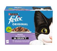 Felix Original Mixed Selection in Gravy Wet Cat Food 12x85g