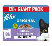 Felix Original Mixed Selection in Jelly Wet Cat Food - 120 x 85g