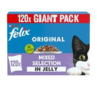 Felix Original Mixed Selection in Jelly Wet Cat Food - 120 x 85g