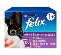 Felix Mixed Selection in Jelly Cat Food - 12 x 100g