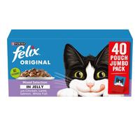 FELIX Original Mixed Selection in Jelly Wet Cat Food 40x85g