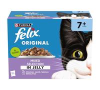 FELIX Original Senior 7+ Mixed Selection in Jelly Wet Cat Food 12x85g