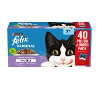 Felix Original Senior 7+ Mixed Selection in Jelly Wet Cat Food 40x85g