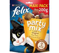 Felix party mix original: chicken, liver, turkey - 200 g - cat treats - set of 5