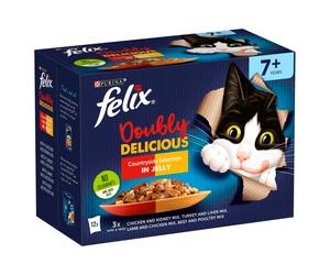 Felix Pch AGAIL Dbly Sen Meat 4x12x100g