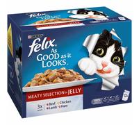 Felix Pouch Agail Meat Menus Multipack Mvp 12x100g (Pack of 4)