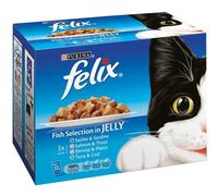Felix Pouch Fish Selection Cij Mvp 12x100g (Pack of 4)