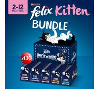 Felix Pre-Mixed Bundle Kitten Wet Cat Food 130x85g