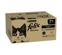 Felix Senior Original Pouches Mega Pack 120 x 85g - Mixed Selection in Jelly
