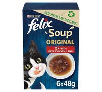 Felix Soup Cat Food – Farm Selection – 6x48g Pack of 8