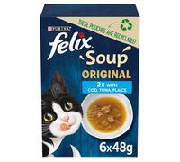 elix Soup Fish Selection Wet Cat Food 6x48g