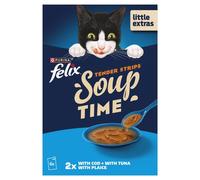 Felix Soup Time Tender Strips 6 x 48g - Fish Selection