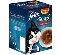 Felix Farm Selection Soup Wet Cat Food 48g x 6