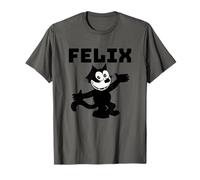 Felix Super Retro Cartoon Cat Happy Vintage Cartoon Design T-Shirt