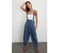 Felix Tapered Dungarees by We The Free at Free People in Flint Stone, Size: XL - female
