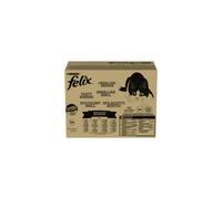 Felix Tasty Shreds Adult Wet Cat Food Mixed Selection in Gravy 120x80g