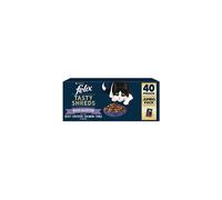 FELIX Tasty Shreds Mixed Selection in Gravy Wet Cat Food - 40 x 80g