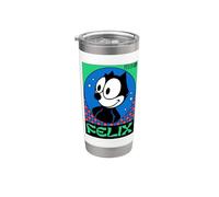 Felix The Cat Checkered Stainless Steel Insulated Tumbler