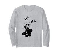 Felix The Cat Haha Laughing - Vintage 1920s Retro Cartoon Long Sleeve T-Shirt