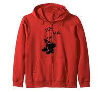 Felix the Cat Haha Laughing - Vintage 1920s Retro Cartoon Zip Hoodie