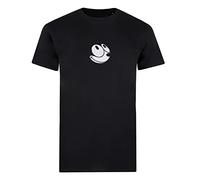 Felix The Cat Men's Felix Emb T-Shirt, Black, X-Large