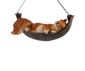 Felix The Sleeping Hanging Squirrel Animal Garden Ornament