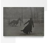 Felix Thiollier The Horse Trainer | Antique Photography, Vintage Print, Fine Wall Art, Poster, Artwork, Historical Pictures