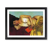 Felix Vallotton The Abandoned Book Classic Painting Framed Print | A3 Black Framed Wall Art | Ready to Hang | Classic Historical Picture | Living Room Bedroom Lounge Office