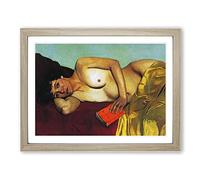 Felix Vallotton The Abandoned Book Classic Painting Framed Print | A3 Oak Framed Wall Art | Ready to Hang | Classic Historical Picture | Living Room Bedroom Lounge Office