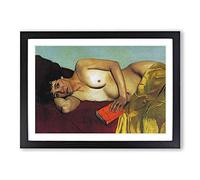 Felix Vallotton The Abandoned Book Framed Print | A2 Oak Framed Wall Art | Ready to Hang | Modern Nature Picture | Living Room Bedroom Lounge Office