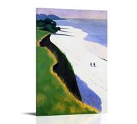 Felix Vallotton The Cliff And The White Shore Wall Art Prints Paintings Home Decor Wall Art Hanging Picture Print Bedroom Decorative Paintings Room Frame-style 16x24inch(40x60cm)