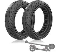 Felixstory 2pcs 50/75-6.1 Solid Tyre 8.5x2.0 Inch Anti-Explosion Tyre for Xiaomi Pro 2/3 Lite/Essential, Ninebot D38E F65I F25I, isinwheel S9pro, SoFlow SO3 SO6 Electric Scooter