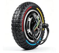 Felixstory 48V 500W Rear Wheel Motor, Suitable for Kugoo M4/M4 Pro Electric Scooter, 10 Inch 80/65-6 Off Road Tire
