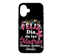 Feliz dia de las Madre in Spanish Mother's Day Floral Flower Case for iPhone 16