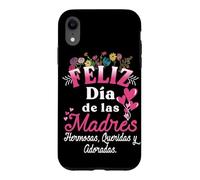 Feliz dia de las Madre in Spanish Mother's Day Floral Flower Case for iPhone XR