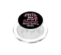 Feliz dia de las Madre in Spanish Mother's Day Floral Flower PopSockets PopGrip for MagSafe