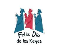 Feliz dia de los Reyes Happy Three Kings' Day Happy Epiphany Reyes Magos lined notebook