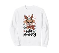 Feliz Navi-Dog - Christmas Joy on Four Paws Sweatshirt
