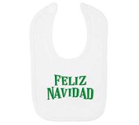 Feliz Navidad [BCX] Cotton Baby bib - White