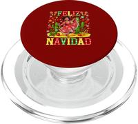 Feliz Navidad Christmas Afro Women Spanish Mexican Colorful PopSockets PopGrip for MagSafe