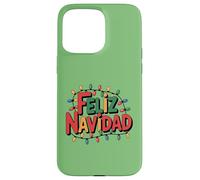 Feliz Navidad con Guirnalda de Luces Festivas Case for iPhone 15 Pro Max