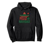 Feliz Navidad Funny Mexican Christmas Pullover Hoodie