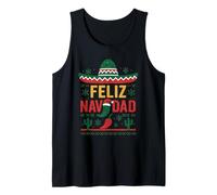 Feliz Navidad Funny Mexican Christmas Tank Top