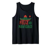 Feliz Navidad Funny Mexican Christmas Tank Top