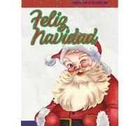 Feliz Navidad: Libro de colorear de Navidad