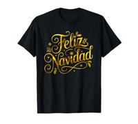 Feliz Navidad Merry Christmas Espanol Elegant T-Shirt