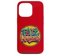 Feliz Navidad Merry Christmas Espanol Graffiti Case for iPhone 13 Pro