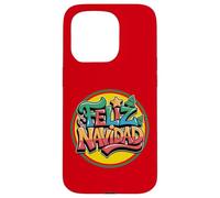 Feliz Navidad Merry Christmas Espanol Graffiti Case for iPhone 15 Pro