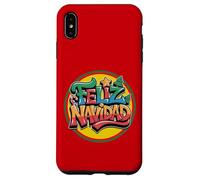 Feliz Navidad Merry Christmas Espanol Graffiti Case for iPhone XS Max