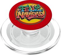 Feliz Navidad Merry Christmas Espanol Graffiti PopSockets PopGrip for MagSafe